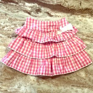 2/$10 🧡 24 month Pink Plaid Skirt